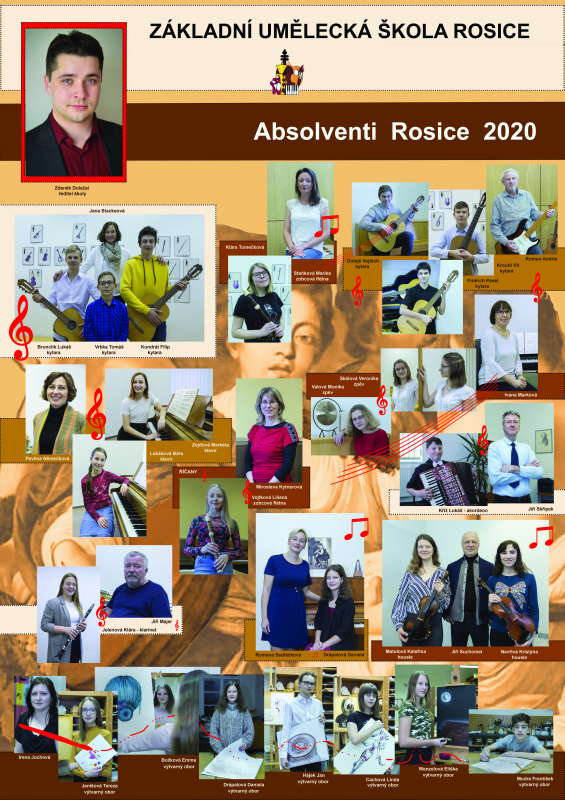 Absolventi školního roku 2019-2020 a jejich tablo (HO, VO)